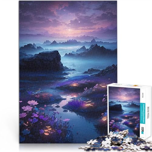 Teenager-Puzzle 1000 Teile Traumlandschaft Familienspiel zum Stressabbau, schwierige Herausforderung Wichtelgeschenke 50x70cm Teenager-Puzzle 1000 Teile Traumlandschaft Familienspiel zum Stressabbau, schwierige Herausforderung Wichtelgeschenke 50x70cm von BKDNNUJR