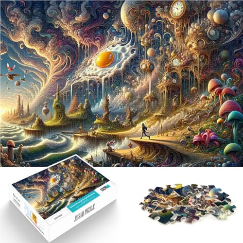 Teenager-Puzzles 1000 Teile Sonnenaufgang-Ei-Fantasie Spielzeug Lernspiele Stressabbau mit vollständig ineinander greifenden, zufällig geformten Teilen 26x38cm Teenager-Puzzles 1000 Teile Sonnenaufgang-Ei-Fantasie Spielzeug Lernspiele Stressabbau mit vollständig ineinander greifenden, zufällig geformten Teilen 26x38cm von BKDNNUJR