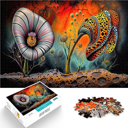 Teenager-Puzzles 1000 Teile Surreale Blumenkunst Dekomprimierendes intellektuelles Lernspielzeug Heimdekoration Spielzeug 50x70cm Teenager-Puzzles 1000 Teile Surreale Blumenkunst Dekomprimierendes intellektuelles Lernspielzeug Heimdekoration Spielzeug 50x70cm von BKDNNUJR