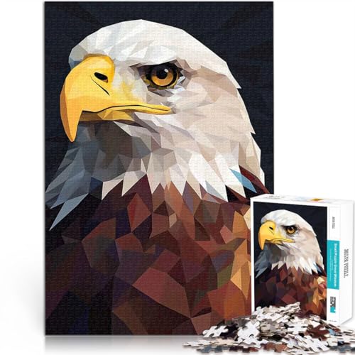 Teenager-Puzzles 1000 Teile Vektor-Weißkopfseeadler Anspruchsvolles Spiel und Familienspaß einzigartiges Herausforderungsspiel 50x70cm Teenager-Puzzles 1000 Teile Vektor-Weißkopfseeadler Anspruchsvolles Spiel und Familienspaß einzigartiges Herausforderungsspiel 50x70cm von BKDNNUJR