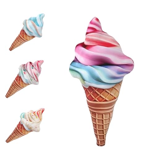 BKGBQAOW Ice Cream Plush, Ultraweiches Eiscreme-PlüSenspielzeug, KinderplüSenspielzeug, Heimdekoration, Als Kissen, Sitzpolster Oder Foto-Werkzeug, üBerraschungsgeschenk BKGBQAOW Ice Cream Plush, Ultraweiches Eiscreme-PlüSenspielzeug, KinderplüSenspielzeug, Heimdekoration, Als Kissen, Sitzpolster Oder Foto-Werkzeug, üBerraschungsgeschenk von BKGBQAOW
