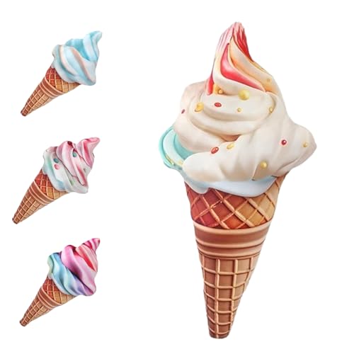 BKGBQAOW Ice Cream Plush, Ultraweiches Eiscreme-PlüSenspielzeug, KinderplüSenspielzeug, Heimdekoration, Als Kissen, Sitzpolster Oder Foto-Werkzeug, üBerraschungsgeschenk BKGBQAOW Ice Cream Plush, Ultraweiches Eiscreme-PlüSenspielzeug, KinderplüSenspielzeug, Heimdekoration, Als Kissen, Sitzpolster Oder Foto-Werkzeug, üBerraschungsgeschenk von BKGBQAOW