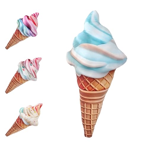 BKGBQAOW Ice Cream Plush, Ultraweiches Eiscreme-PlüSenspielzeug, KinderplüSenspielzeug, Heimdekoration, Als Kissen, Sitzpolster Oder Foto-Werkzeug, üBerraschungsgeschenk BKGBQAOW Ice Cream Plush, Ultraweiches Eiscreme-PlüSenspielzeug, KinderplüSenspielzeug, Heimdekoration, Als Kissen, Sitzpolster Oder Foto-Werkzeug, üBerraschungsgeschenk von BKGBQAOW