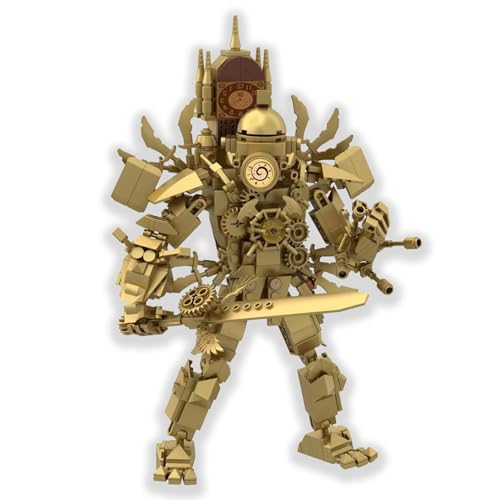 BKGBQAOW Sinister Titan Clockman, Titan Watchman Spiele Modell Stein Spielzeug, Geringe Montage Schwierigkeit, Langlebig, Kann als Desktop Auflage, Kindersteinspielzeug BKGBQAOW Sinister Titan Clockman, Titan Watchman Spiele Modell Stein Spielzeug, Geringe Montage Schwierigkeit, Langlebig, Kann als Desktop Auflage, Kindersteinspielzeug von BKGBQAOW