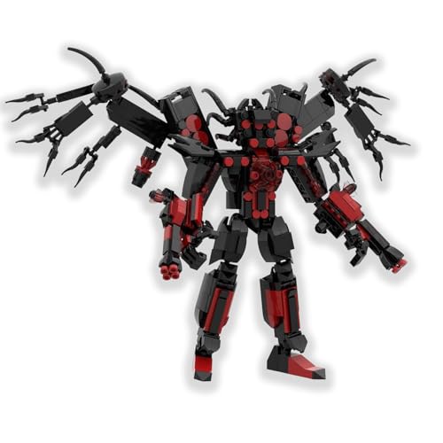 BKGBQAOW Sinister Titan Clockman, Titan Watchman Spiele Modell Stein Spielzeug, Geringe Montage Schwierigkeit, Langlebig, Kann als Desktop Auflage, Kindersteinspielzeug von BKGBQAOW