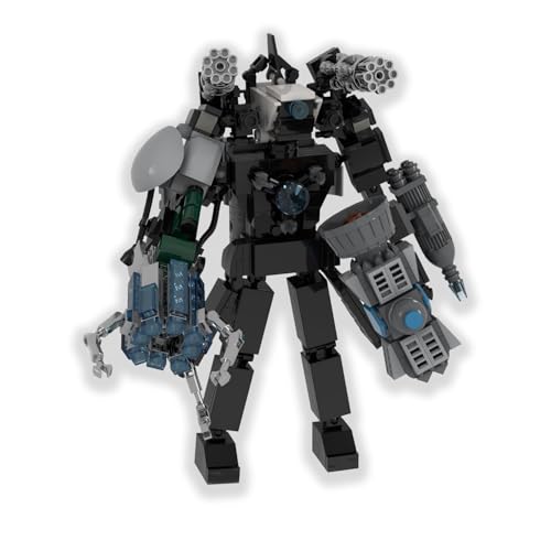 BKGBQAOW Sinister Titan Clockman, Titan Watchman Spiele Modell Stein Spielzeug, Geringe Montage Schwierigkeit, Langlebig, Kann als Desktop Auflage, Kindersteinspielzeug BKGBQAOW Sinister Titan Clockman, Titan Watchman Spiele Modell Stein Spielzeug, Geringe Montage Schwierigkeit, Langlebig, Kann als Desktop Auflage, Kindersteinspielzeug von BKGBQAOW