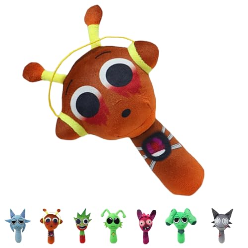 BKGBQAOW Sprunki PlüSchtiere, SüßE Weich GefüLlte Sprunki Charakterpuppe, Geeignet für Heimdekoration, Feiertagsgeschenke, Kinderspielzeug, Weich Nicht Leicht Verformbar von BKGBQAOW