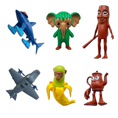 BKGBQAOW Tung Tung Tung Tung Sahur Spiel Figur, wasserdichte Beschichtung, Feuchtes Tuch Reiben Und Reinigen, Entpacken Sie Absurdes Spielzeug, Lustige Handarbeit von BKGBQAOW