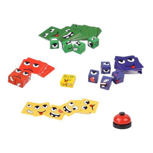 Expression Puzzle Building Blocks, 3D Puzzle Emotions Magische WüRfel, Emotions Muster Matching Spiele, Holz Emotions Kreative Puzzles, Bildungsgeschenke für Kinder Expression Puzzle Building Blocks, 3D Puzzle Emotions Magische WüRfel, Emotions Muster Matching Spiele, Holz Emotions Kreative Puzzles, Bildungsgeschenke für Kinder von BKGBQAOW