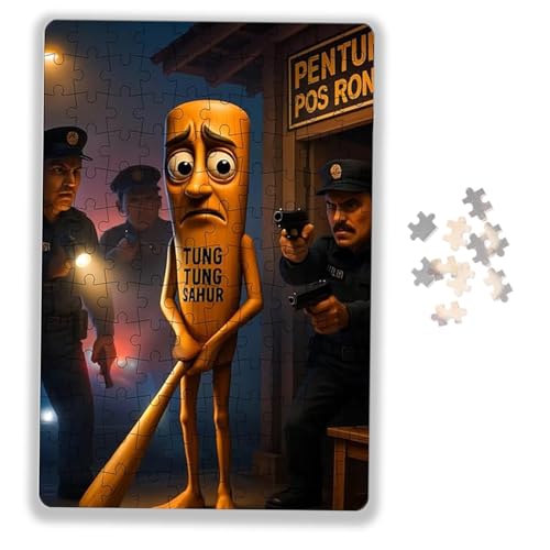 Italien Brainrot Spiel, Papier Puzzle Spielzeug, Tung Tung Tung Tung Sahur, Kinderspielzeug, Abstrakte Einzigartige Dekoration, Geschenke Italien Brainrot Spiel, Papier Puzzle Spielzeug, Tung Tung Tung Tung Sahur, Kinderspielzeug, Abstrakte Einzigartige Dekoration, Geschenke von BKGBQAOW
