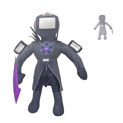 Toilet Titan Tv Man Plush, PlüSsig Interaktives Spielzeug, Süß Lustig, Einzigartige Attraktion, Kinder Geburtstag FüLlung PlüSsig Geschenke, Mode Zuhause Dekoration Spielzeug von BKGBQAOW