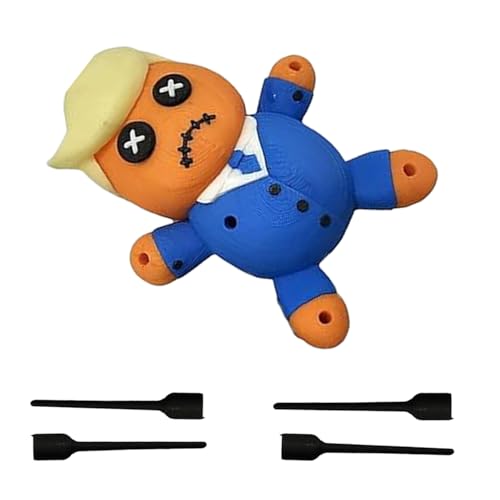 Voodoo Dolls, Lustige Voodoo Puppen Mit Nadeln, 3D Druck, StressdäMpfungsspielzeug Mit Politischem Humor, Entspannung von Emotionen, Entspannung von Spielzeug von BKGBQAOW
