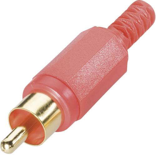 BKL Electronic 0104002/T Cinch-Steckverbinder Stecker, gerade Polzahl (num): 2 Rot von BKL Electronic