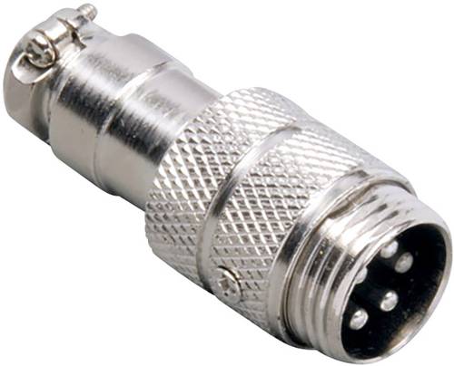 BKL Electronic 0206002 Miniatur-DIN-Rundsteckverbinder Stecker, gerade Polzahl (num): 5 Silber von BKL Electronic