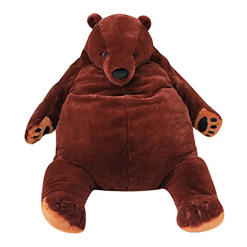 Djungelskog Bär, großer brauner Bär, Plüschtier, Stoffpuppe, Bär, braunes Teddykissen, Kindergeschenk, Sofa-Dekoration Djungelskog Bär, großer brauner Bär, Plüschtier, Stoffpuppe, Bär, braunes Teddykissen, Kindergeschenk, Sofa-Dekoration von BKPAPTXY