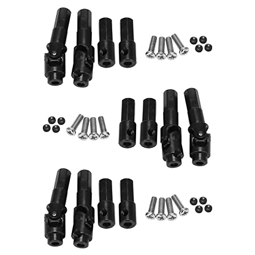 BLASHRD 12 Stück Metall Vorder Achse Antrieb Welle Achse Welle für C14 C24 C34 B14 B24 B36 MN D90 MN99S RC Auto Upgrade Teile von BLASHRD