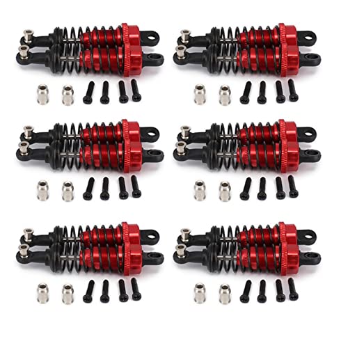 BLASHRD 12 Stücke öL Einstellbare 65mm Stoßdämpfer Dämpfer für A959 A969 A979 K929, Rot BLASHRD 12 Stücke öL Einstellbare 65mm Stoßdämpfer Dämpfer für A959 A969 A979 K929, Rot von BLASHRD