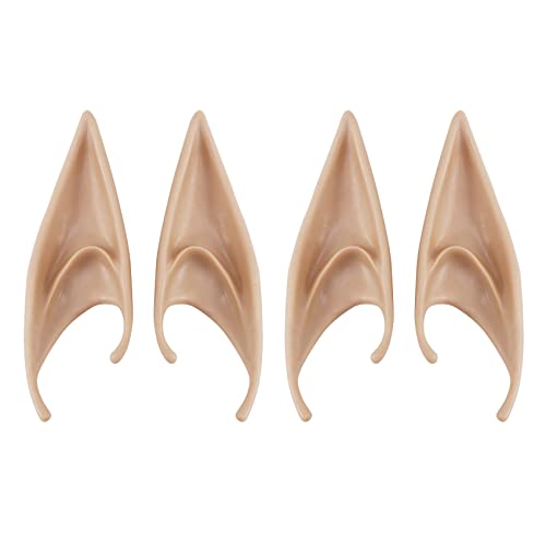 BLASHRD 2 Paar PVC Fee Elfe Gefaelschte Elfen Ohren Halloween Maske Neue Party Maske Beaengstigend Halloween Dekoration Prothese und Ohren mit Weichen Spitzen Langer BLASHRD 2 Paar PVC Fee Elfe Gefaelschte Elfen Ohren Halloween Maske Neue Party Maske Beaengstigend Halloween Dekoration Prothese und Ohren mit Weichen Spitzen Langer von BLASHRD
