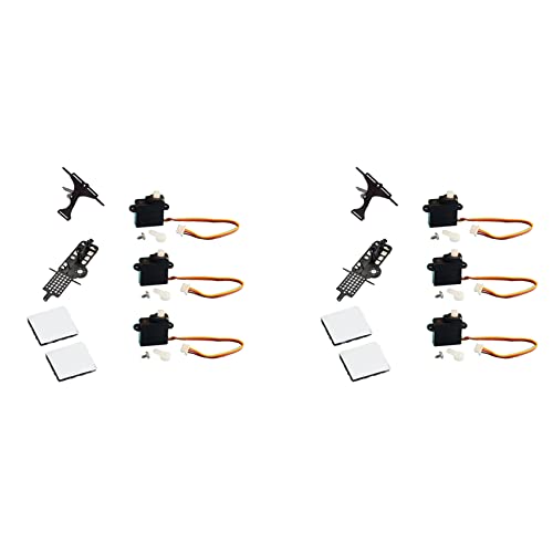 BLASHRD 2 Set XK K110 Upgrade K110S Servo Hauptrahmen und Servoplatte für XK K110 K110S RC Hubschrauber Upgrade Teile von BLASHRD