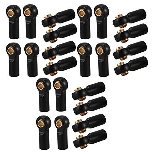 BLASHRD 24 StÜCke M3 Gelenk Verbindungs Stange Stangen Dichtungen Kopf Spur Stangen Kopf FÜR 1/10 RC Auto Schwarz von BLASHRD