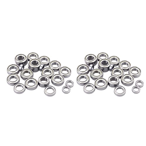 BLASHRD 28 Stück Metall Stahl Lagerung 8109 für -07 DBX07 EX-07 EX07 1/7 RC Auto Upgrade Teile Teile von BLASHRD