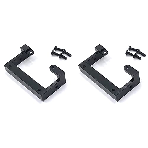 BLASHRD 2X Metall Stoßstangenhalterung für C14 C24 C24-1 C34 B14 B24 B16 B36 MN D90 MN99S RC Auto Upgrade Teile,Schwarz von BLASHRD