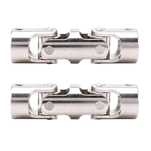BLASHRD 2X Rc Doppel Universal Gelenk Kardan Gelenk Gimbal Kupplungen mit Schraube, 5 x 5 mm von BLASHRD
