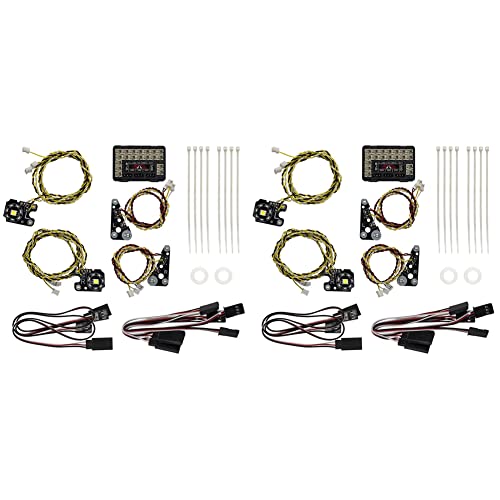 BLASHRD 2X für TRX4 RC Car Vorne LED-Rücklichter + IC Lamp Group Scheinwerfer-Kit für 1/10 RC Crawler -4 BLASHRD 2X für TRX4 RC Car Vorne LED-Rücklichter + IC Lamp Group Scheinwerfer-Kit für 1/10 RC Crawler -4 von BLASHRD