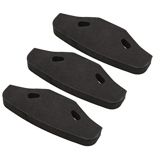 BLASHRD 3X Front StoßStange Schwamm Schaum für TT-01 TT-02 TT01 TT02 1/10 RC Auto Upgrade Teile Teile,Schwarz von BLASHRD