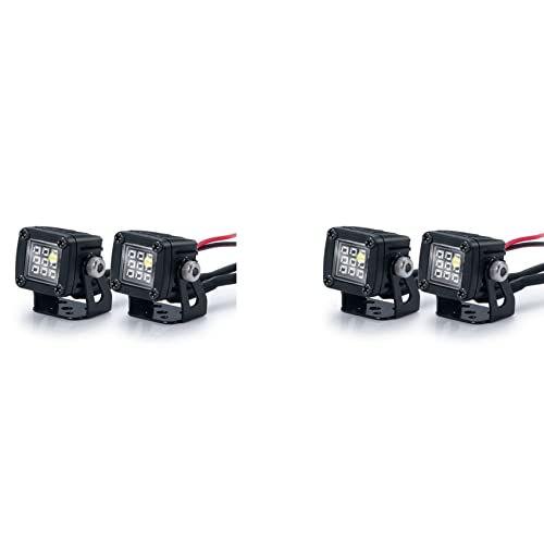 BLASHRD 4X Modifizierte Scheinwerfer Spotlights Car Top Lights Bumper Lights für AXIAL SCX10 TRX4 TRX6 1/10 RC Crawler Car,C von BLASHRD