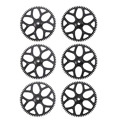 BLASHRD 6-Teiliges Haupt Zahnrad für V911S V977 V988 V930 V966 XK K110 RC Hubschrauber Flugzeug Drohne Teile ZubehöR BLASHRD 6-Teiliges Haupt Zahnrad für V911S V977 V988 V930 V966 XK K110 RC Hubschrauber Flugzeug Drohne Teile ZubehöR von BLASHRD