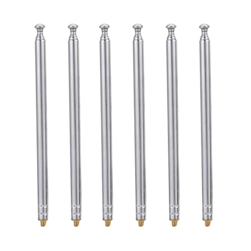 BLASHRD 6X 5 Abschnitte 3mm Aussengewinde Dia Teleskopantenne Fuer RC Modellauto Silber BLASHRD 6X 5 Abschnitte 3mm Aussengewinde Dia Teleskopantenne Fuer RC Modellauto Silber von BLASHRD