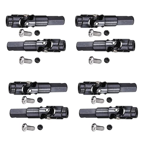 BLASHRD 8 Stück Metall Universalantriebswelle für C14 C24 C34 C44 B14 B16 B24 B36 1/16 RC Autoteile von BLASHRD