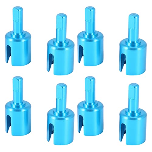 BLASHRD 8X Aluminium Legierung Getriebe Tasse Joint Universalwelle für TT01 TT02 1/10 RC Auto Upgrade Teile von BLASHRD