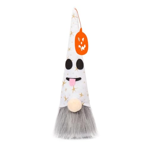 BLASHRD Halloween Gesichtslose Puppe Fledermaus Stehender Zwerg Plüschpuppe Halloween Dekoration Set B von BLASHRD