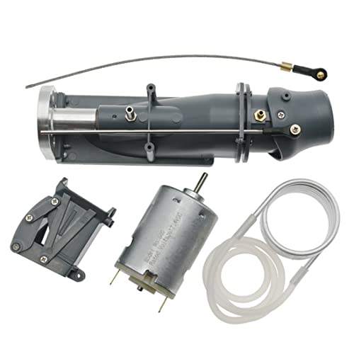 BLASHRD Water Jet Thruster Power Sprayer Pump Wasserstrahlpumpe mit 540 Motor + Wasserkühlung Jacke Set für RC Jet Boot von BLASHRD
