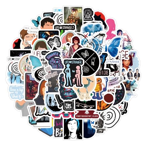 Aufkleber "Life is Strange", Graffiti, wasserdicht, Vinyl für Erwachsene, Geburtstagsparty, Dekoration, Gastgeschenke für Wasserflaschen, Laptop, Koffer, Scrapbooking, 65 Stück von BLCAFEE