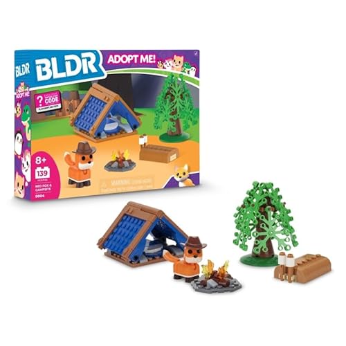 BLDR Adopt Me! Bauset Fuchs mit Lager – 125 Teile inkl. exklusivem virtuellem Code für das Spiel BLDR Adopt Me! Bauset Fuchs mit Lager – 125 Teile inkl. exklusivem virtuellem Code für das Spiel von BLDR