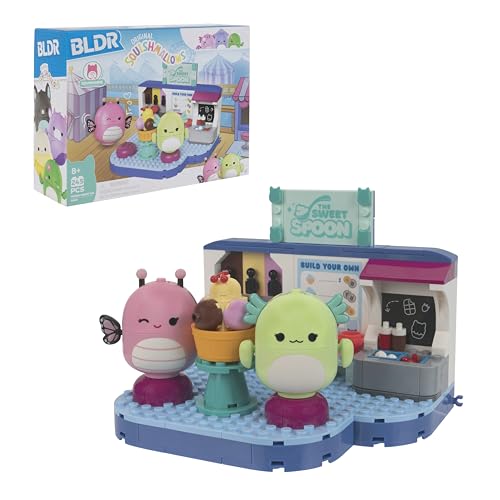BLDR CNS0096 - Squishmallows Frozen Yoghurt Shop Bauset – Andreina der Monarchfalter und Mipsy der Axolotl Buildable Figuren, offizielles Set BLDR CNS0096 - Squishmallows Frozen Yoghurt Shop Bauset – Andreina der Monarchfalter und Mipsy der Axolotl Buildable Figuren, offizielles Set von BLDR