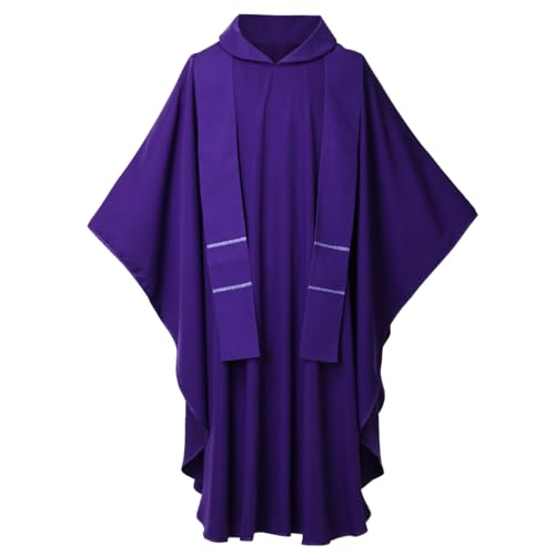 BLESSUME Priest Kasel Kirche Massen Ornat (Lila-Stil #B) von BLESSUME
