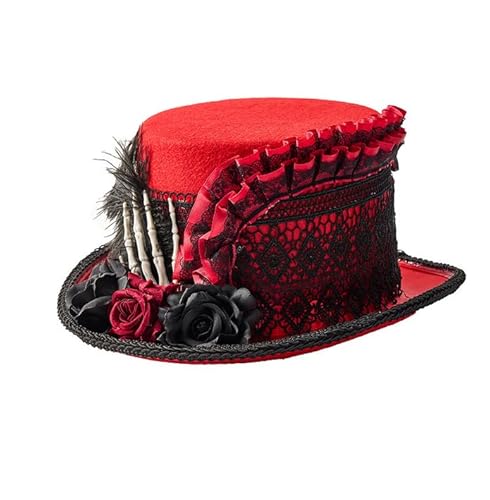 BLESSUME Steampunk Zylinder mit Brille Gothic Fasching Zylinder für Karneval, Halloween, Mottoparty BLESSUME Steampunk Zylinder mit Brille Gothic Fasching Zylinder für Karneval, Halloween, Mottoparty von BLESSUME