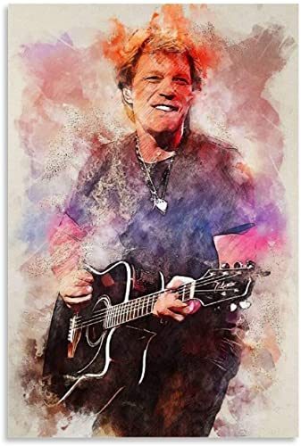 1000 Teile Puzzle Jon Bon Jovi Promi-Poster-Sänger Holz Puzzle Erwachsene Stress Freisetzung Spiel 1000 Piece 29.5x19.6inch(75x50cm) Kein Rahmen von BLIJR
