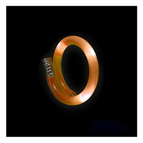 BLINXS 6 Stück LED Premium Wickelarmband/Armband Orange Leuchtend - für Party, Konzerte oder Disko mit Lauflicht Blinkmodus und wechselbaren Batterien BLINXS 6 Stück LED Premium Wickelarmband/Armband Orange Leuchtend - für Party, Konzerte oder Disko mit Lauflicht Blinkmodus und wechselbaren Batterien von BLINXS