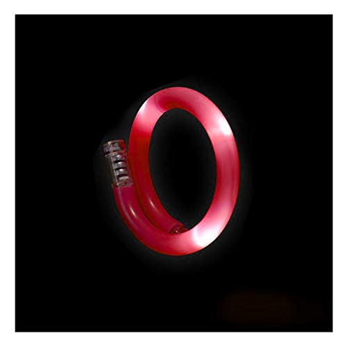 BLINXS 6 Stück LED Premium Wickelarmband/Armband Rot Leuchtend - für Party, Konzerte oder Disko mit Lauflicht Blinkmodus und wechselbaren Batterien BLINXS 6 Stück LED Premium Wickelarmband/Armband Rot Leuchtend - für Party, Konzerte oder Disko mit Lauflicht Blinkmodus und wechselbaren Batterien von BLINXS