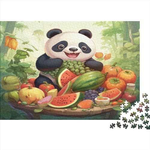 Holz Puzzles 300 Teile Erwachsene Rätsel | Panda | Puzzle Animal Erwachsene 300 Teile Herausforderndes Geschicklichkeitsspiel Für Die Ganze 300pcs (40x28cm) von BLISSCOZY