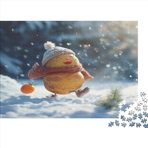 Niedliche Kartoffel 1000 Teile Puzzles, Panorama, Premium Quality, Für Erwachsene Holz Jahren Puzzle 1000pcs (75x50cm) von BLISSCOZY