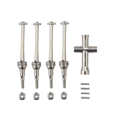4PCS 16410S Front und Heck Metall Antriebswelle CVD Kit für MJX H16E H16P H16GT H16DR H16BM H16PL 16208 16210 16207 RC Funkgesteuerte Auto Upgrade Zubehör 4PCS 16410S Front und Heck Metall Antriebswelle CVD Kit für MJX H16E H16P H16GT H16DR H16BM H16PL 16208 16210 16207 RC Funkgesteuerte Auto Upgrade Zubehör von BLLRC
