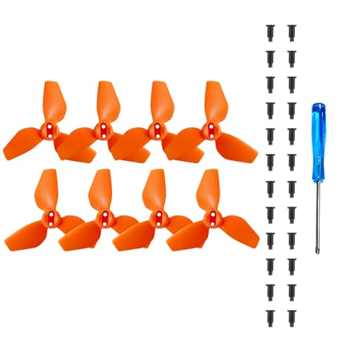 8PCS Propeller für DJI NEO Drohnenzubehör, Handquadcopter Drohne 2016S Blatt (orange) von BLLRC