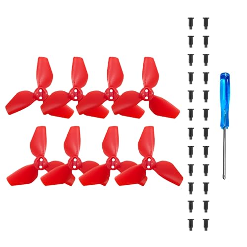 8PCS Propeller für DJI NEO Drohnenzubehör, Handquadcopter Drohne 2016S Blatt (rot) von BLLRC