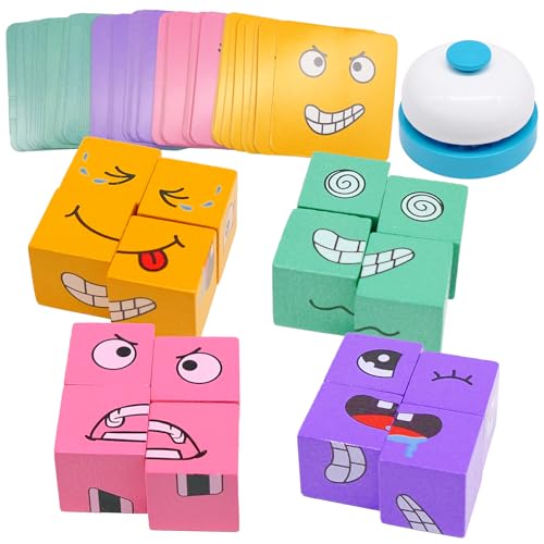 Holzwürfel Puzzle Spielzeug, Puzzle Bauwürfel Gesichter, Gesichter Puzzle Ausdruck Holzwürfel Puzzle, Bauen Würfeln Zauberwürfel Spielzeug, Montessori Puzzle Bauwürfel Spiel Holzwürfel Puzzle Spielzeug, Puzzle Bauwürfel Gesichter, Gesichter Puzzle Ausdruck Holzwürfel Puzzle, Bauen Würfeln Zauberwürfel Spielzeug, Montessori Puzzle Bauwürfel Spiel von BLLREMIPSUR